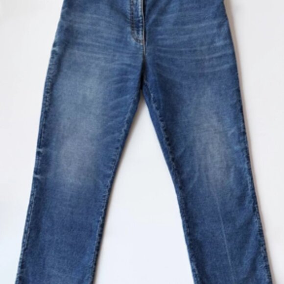 🎊 SOLD 🎊AUTHENTIC 2024 SS24 Runway Chanel Denim Jeans, Size 38 - Picture 3 of 15